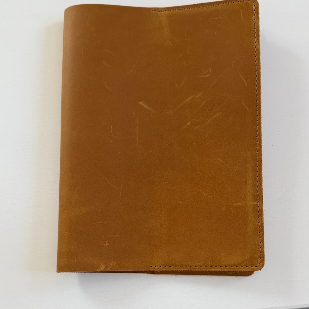 Tan Leather Notebook Cover A5